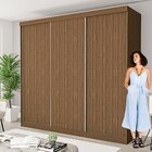 Guarda Roupa Casal Premium Itália 205,9cm 3 Portas 4 Gavetas