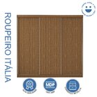 Guarda Roupa Casal Premium Itália 205,9cm 3 Portas 4 Gavetas