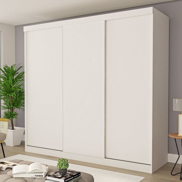 Guarda Roupa Casal Premium Itália 205,9cm 3 Portas 4 Gavetas