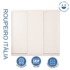 Guarda Roupa Casal Premium Itália 205,9cm 3 Portas 4 Gavetas