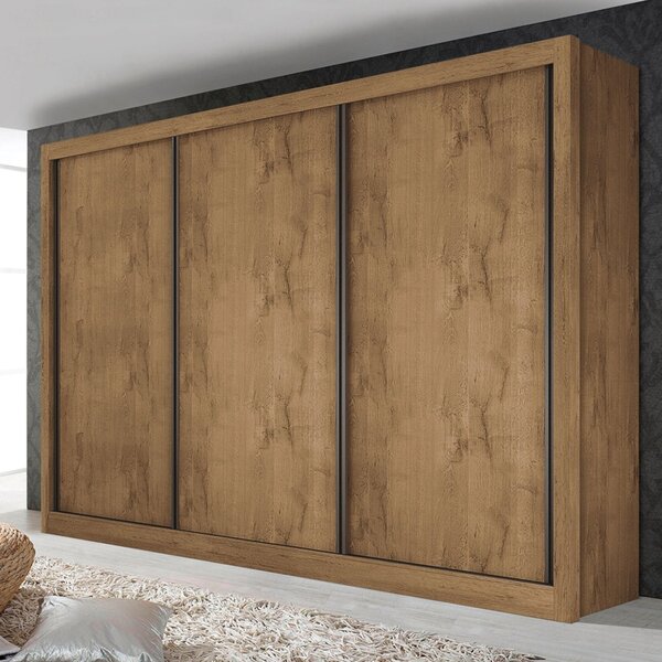 Guarda Roupa Casal Premium Liv 242cm 3 Portas 6 Gavetas Espre