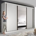 Guarda Roupa Casal Premium Liv 242cm Com Espelho 3 Portas 6 G