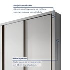 Guarda Roupa Casal Premium Liv 279,3cm 4 Portas 4 Gavetas Esp