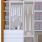 Guarda Roupa Casal Premium Lux 242cm Com Espelho 3 Portas 6 G