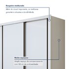 Guarda Roupa Casal Premium Nápoli 242cm 3 Portas 6 Gavetas Es