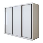 Guarda Roupa Casal Premium Nápoli 242cm 3 Portas 6 Gavetas Es