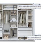 Guarda Roupa Casal Premium Nápoli 242cm 3 Portas 6 Gavetas Es