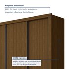 Guarda Roupa Casal Premium Nápoli 242cm 4 Portas 4 Gavetas Ye
