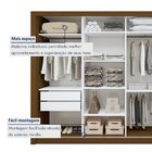 Guarda Roupa Casal Premium Nápoli 242cm 4 Portas 4 Gavetas Ye
