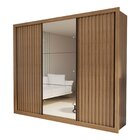 Guarda-roupa Casal Premium Nápoli 242cm Com Espelho 2 Portas