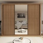 Guarda-roupa Casal Premium Nápoli 242cm Com Espelho 2 Portas