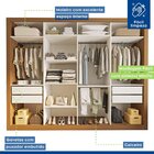 Guarda-roupa Casal Premium Nápoli 279,3cm 2 Portas Lisas 2 Po