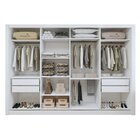 Guarda Roupa Casal Premium Nápoli 279,3cm 4 Portas 4 Gavetas