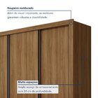 Guarda Roupa Casal Premium Nápoli 279,3cm 4 Portas 4 Gavetas