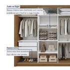 Guarda Roupa Casal Premium Nápoli 279,3cm 4 Portas 4 Gavetas