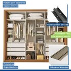 Guarda Roupa Casal Premium Ravena 242cm Com Espelho 2 Portas