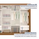 Guarda Roupa Casal Premium Zara 279,3cm Com Espelho 4 Portas