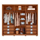 Guarda-roupa Casal Proximus 6 Portas 6 Gavetas Freijo/off Whi