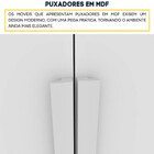 Guarda-roupa Casal Realeza 6 Portas 6 Gavetas Neve - Tcil Móv