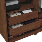 Guarda Roupa Casal Reflecta Com Puxador Em Alumínio 6 Portas