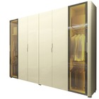 Guarda Roupa Casal Reflecta Led Innova Off White - Gelius