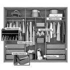 Guarda-roupa Casal Reflex 6 Portas Reflecta 6 Gavetas Freijo