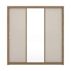 Guarda Roupa Casal Residence Com Espelho 3 Portas 2 Gavetas A