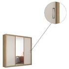 Guarda Roupa Casal Residence Com Espelho 3 Portas 2 Gavetas A