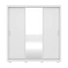 Guarda Roupa Casal Residence Com Pés 3 Portas 2 Gavetas Branc
