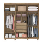 Guarda Roupa Casal Rimo Paranoá 6 Portas 3 Gavetas