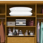 Guarda Roupa Casal Ripado 6 Portas 4 Gavetas Com Espelho Abso