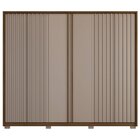 Guarda Roupa Casal Ripado 6 Portas 4 Gavetas Suburban Havana/