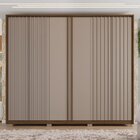 Guarda Roupa Casal Ripado 6 Portas 4 Gavetas Suburban Havana/