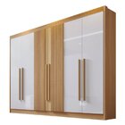 Guarda Roupa Casal Ripado 6 Portas 6 Gavetas E 1 Gaveta Com C