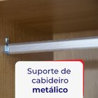 Guarda Roupa Casal Ripado 6 Portas 6 Gavetas E 1 Gaveta Com C