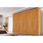 Guarda Roupa Casal Ripado 6 Portas 6 Gavetas - Potente-peroba