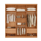Guarda Roupa Casal Ripado 6 Portas Em Mdf Denver Rufato