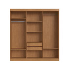 Guarda Roupa Casal Ripado 6 Portas Fortaleza Faimec