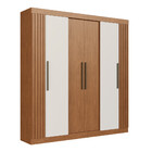 Guarda Roupa Casal Ripado 6 Portas Fortaleza Faimec