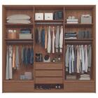 Guarda Roupa Casal Ripado 6 Portas Porto Jatobá