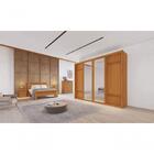 Guarda Roupa Casal Ripado Com Espelho 6 Gavetas Palladio Ruby