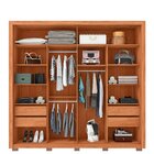 Guarda-roupa Casal Ripado Com Espelhos 2 Portas E 4 Gavetas S