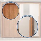 Guarda-roupa Casal Ripado Com Espelhos 2 Portas E 4 Gavetas S