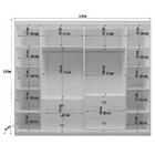 Guarda-roupa Casal Rivoli 100%mdf 6 Portas 6 Gav Bom Pastor