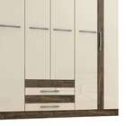 Guarda-roupa Casal Roma 6 Pt 2 Gv Off White E Nogal