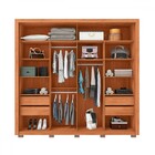 Guarda-roupa Casal Romanus 2 Portas 4 Gavetas Com Espelho Rip