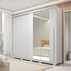 Guarda-roupa Casal Romanus 2 Portas 4 Gavetas Com Espelho Rip