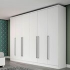 Guarda Roupa Casal Roupeiro Grande Sevilla 6 Portas 8 Gavetas