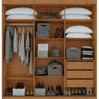 Guarda-roupa Casal Saion Plus 3 Portas 3 Gavetas Com Espelho