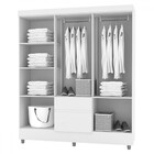 Guarda-roupa Casal San Diego 6 Portas 2 Gavetas Imbuia/champa